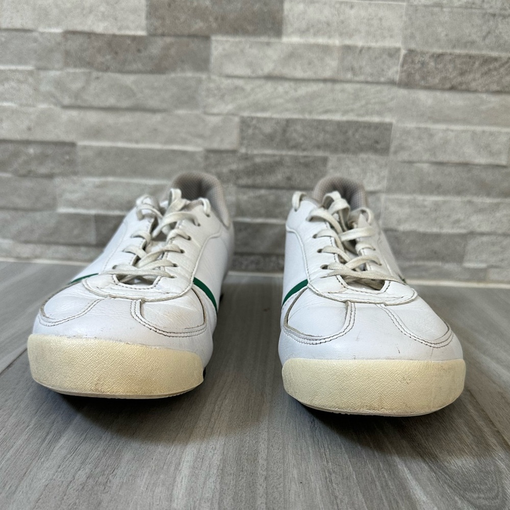 Lacoste Casual Shoes- White with Green- Size 8 Men / 9 Women - Picture 7 of 10